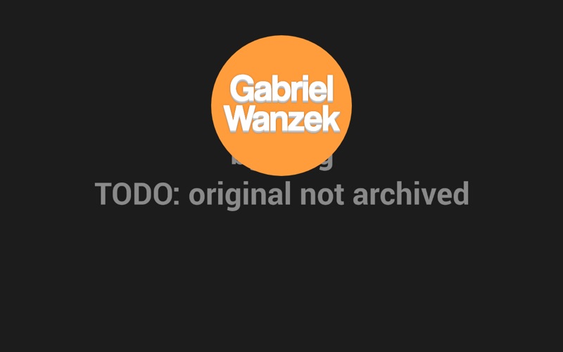 Screenshot von gabrielw.de v1, 2013